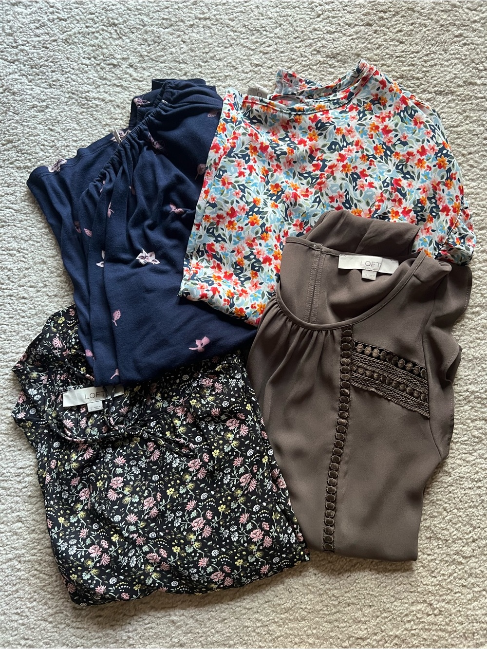 LOFT Lot (4 shirts) - Size Small